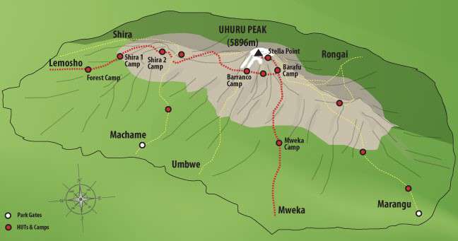Lemosho Route  8 Days  Kilimanjaro Climbing